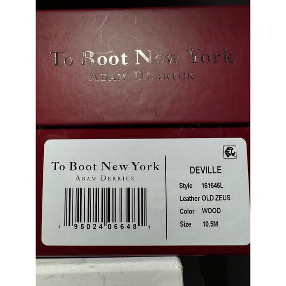 To Boot New York Deville Leather Penny Loafer - Wood sz. 10.5 us - Picture 11 of 11